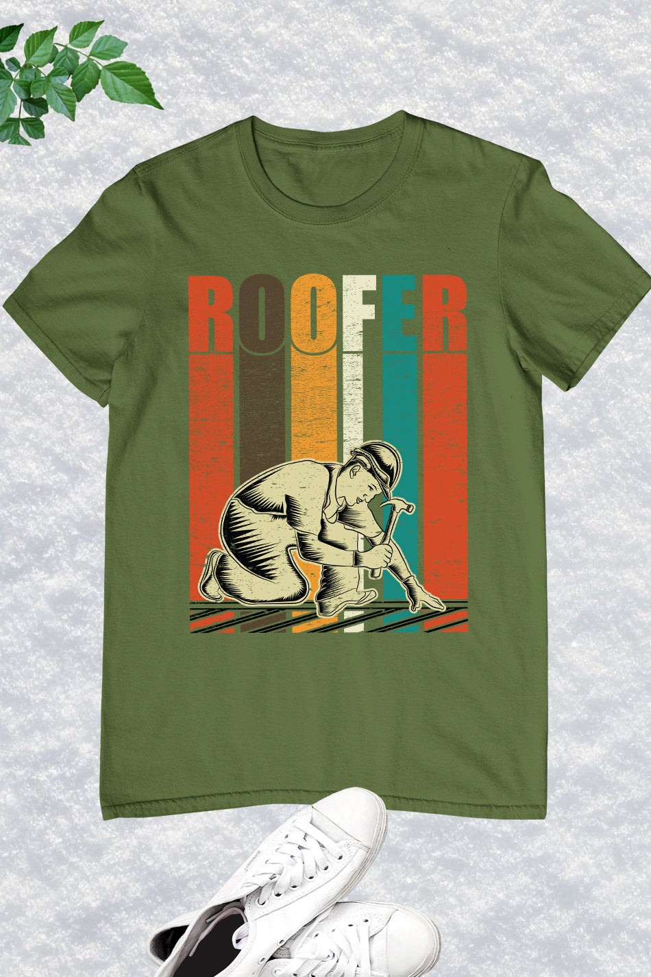 Vintage Roofer T Shirt