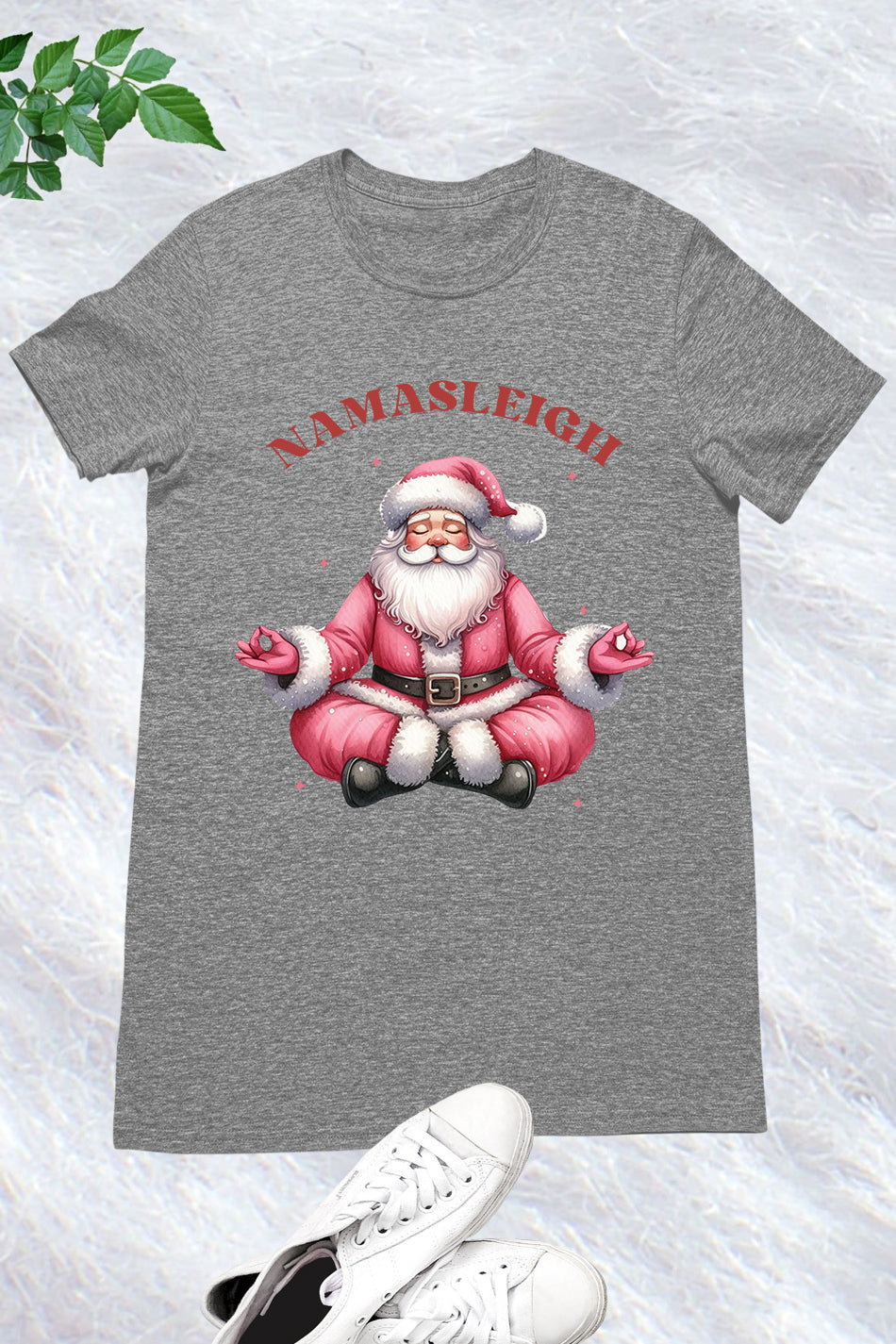 Namasleigh Yoga Santa Christmas Shirt