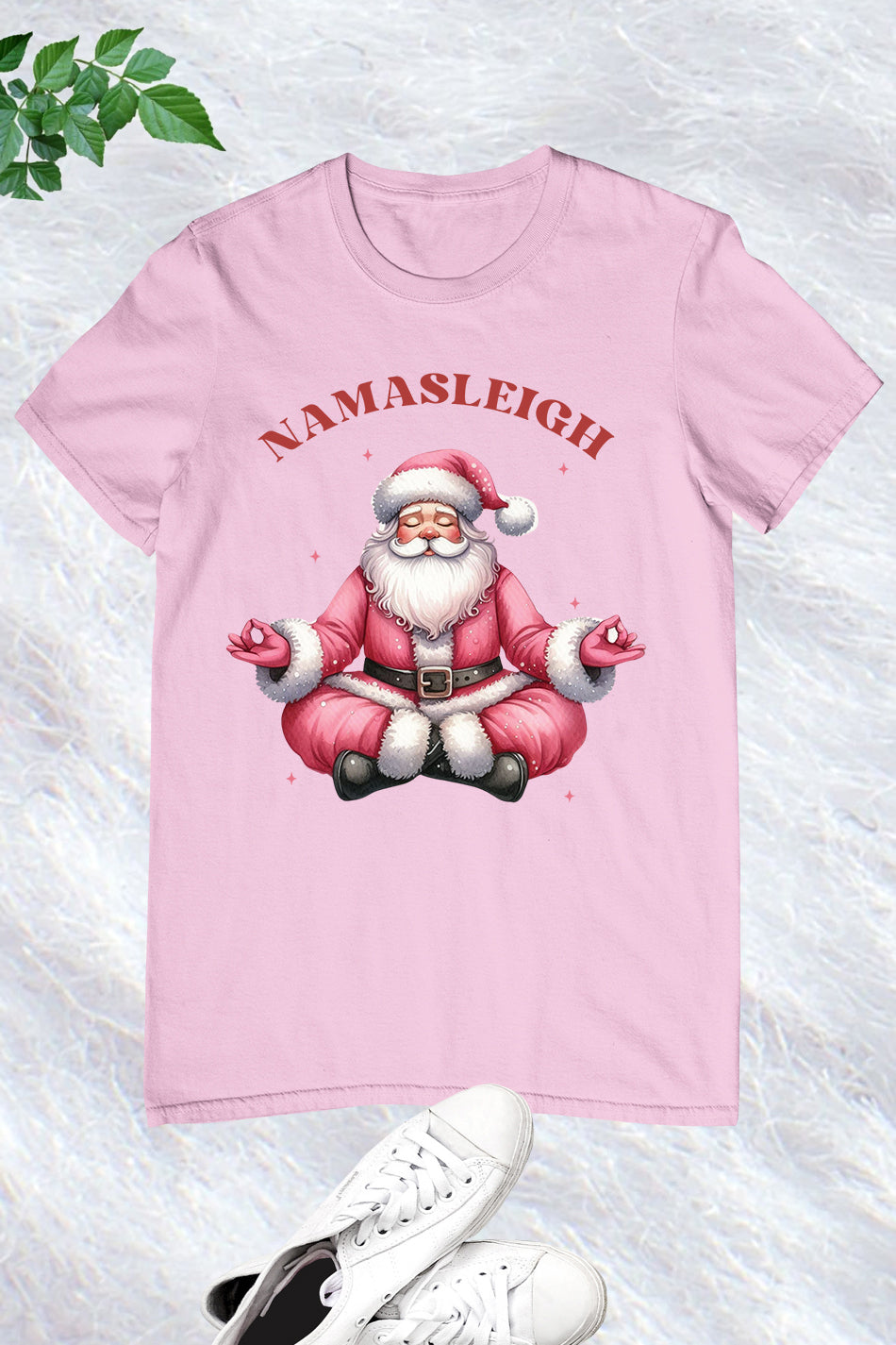 Namasleigh Yoga Santa Christmas Shirt