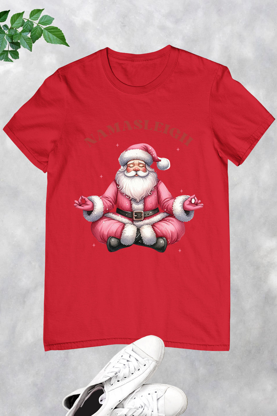 Namasleigh Yoga Santa Christmas Shirt