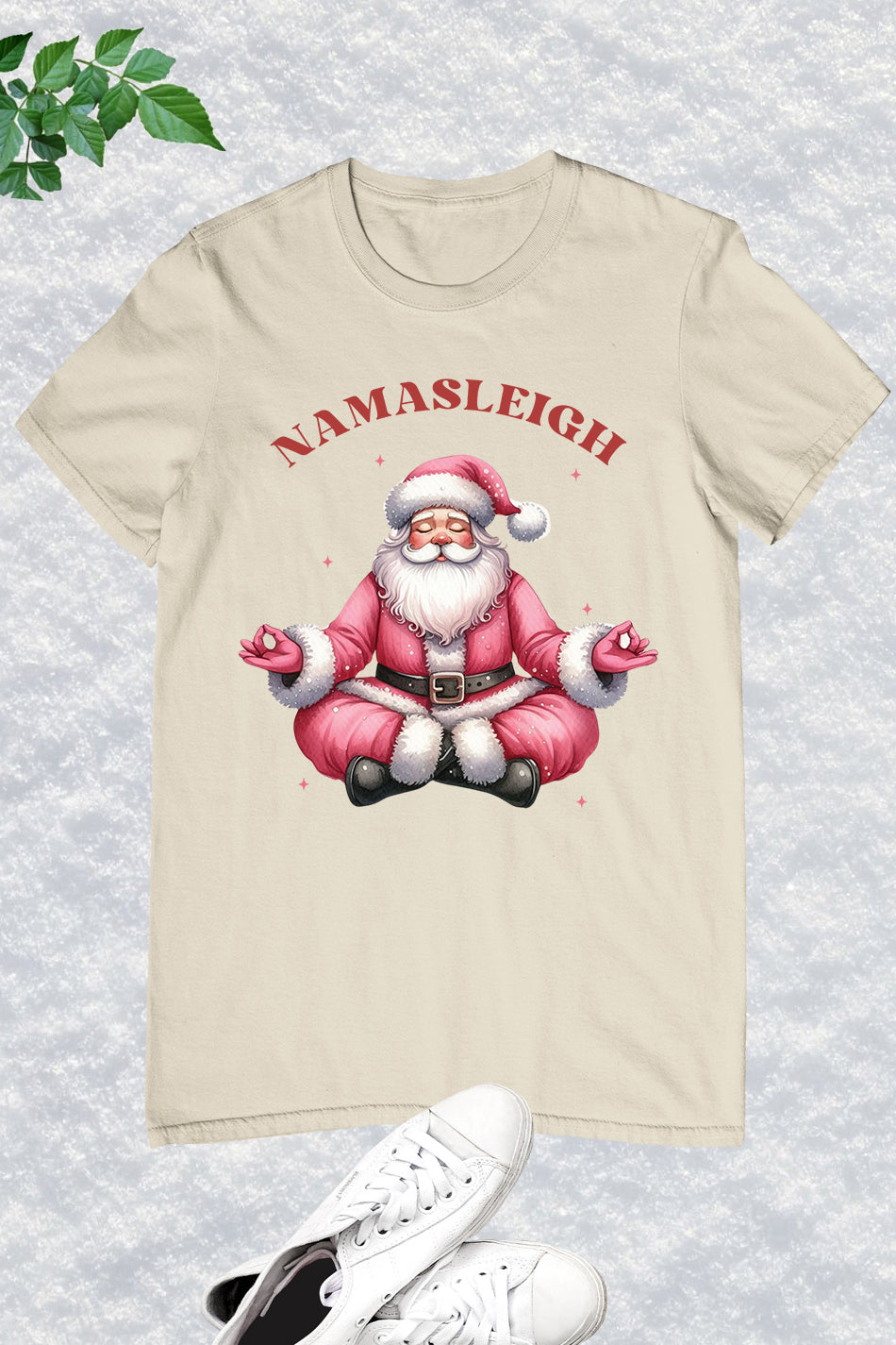 Namasleigh Yoga Santa Christmas Shirt