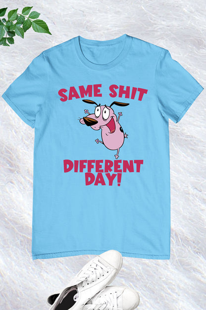 Funny Courage The Cowardly Dog Shirt