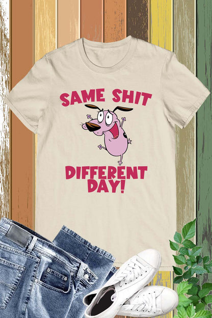 Funny Courage The Cowardly Dog Shirt