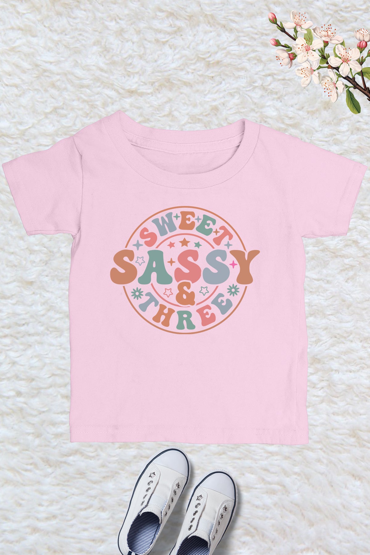 Sweet Sassy and Three Birthday Shirt