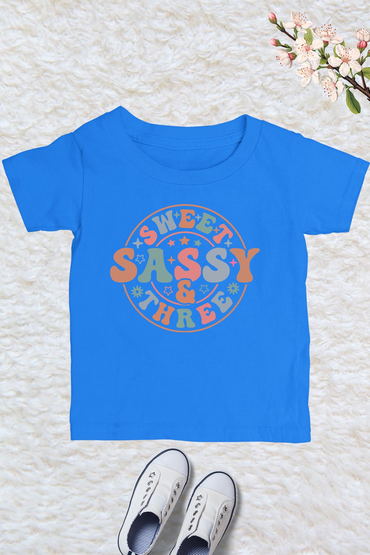 Sweet Sassy and Three Birthday Shirt