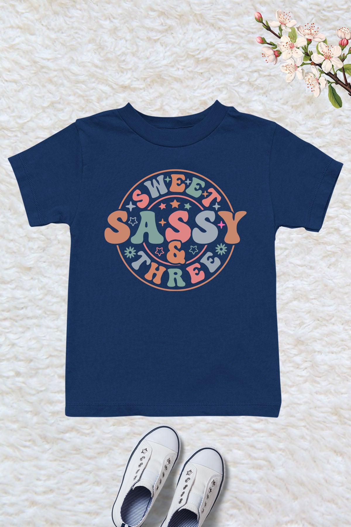 Sweet Sassy and Three Birthday Shirt