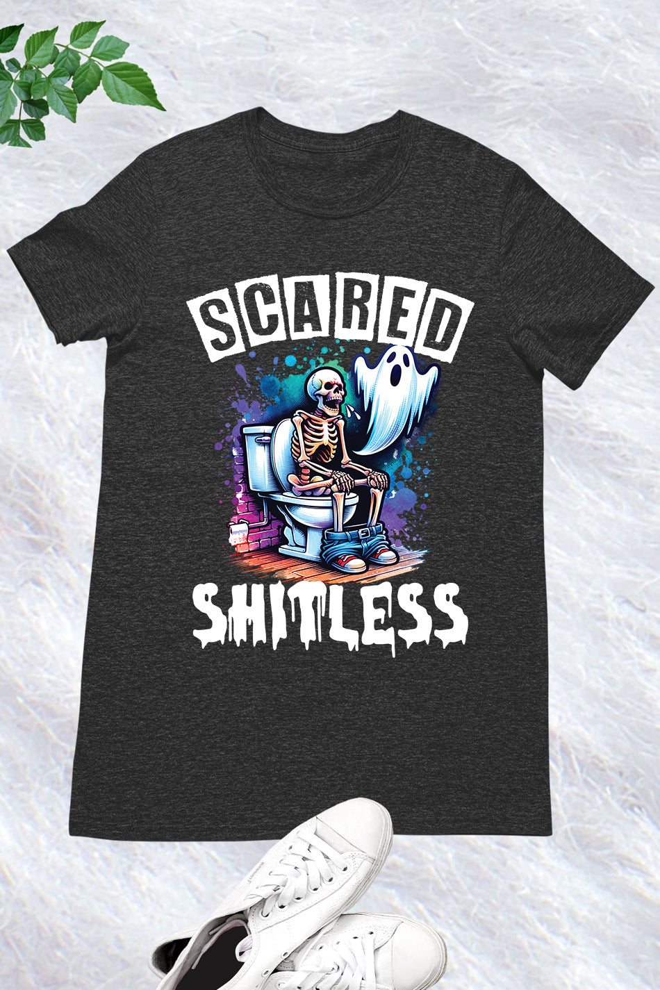 Scared Shitless Dad Halloween Shirt