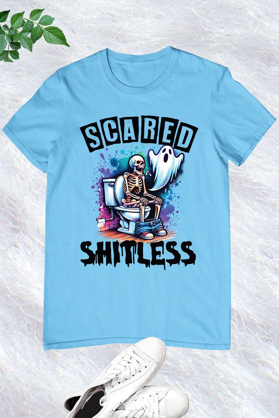 Scared Shitless Dad Halloween Shirt