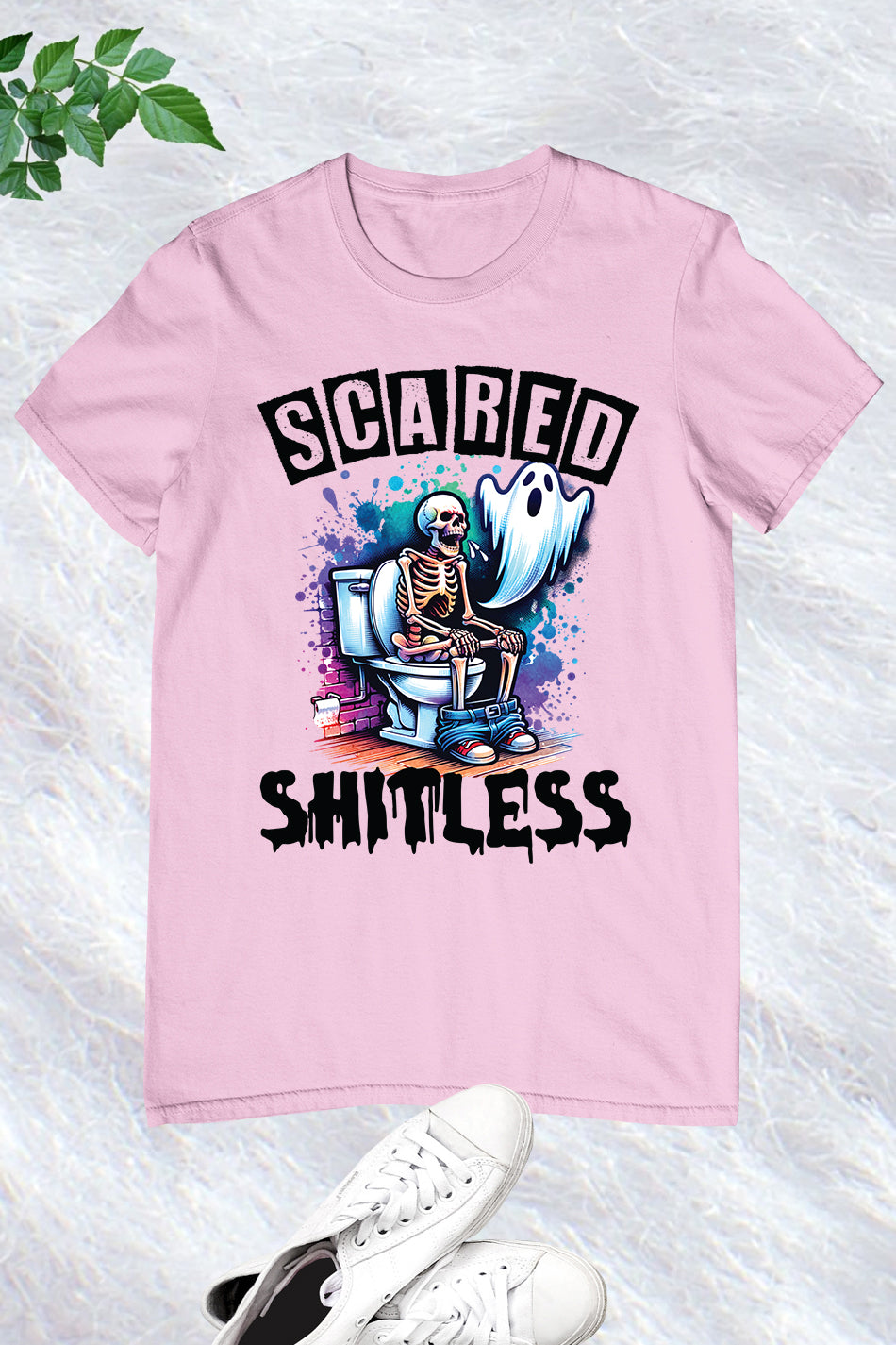 Scared Shitless Dad Halloween Shirt