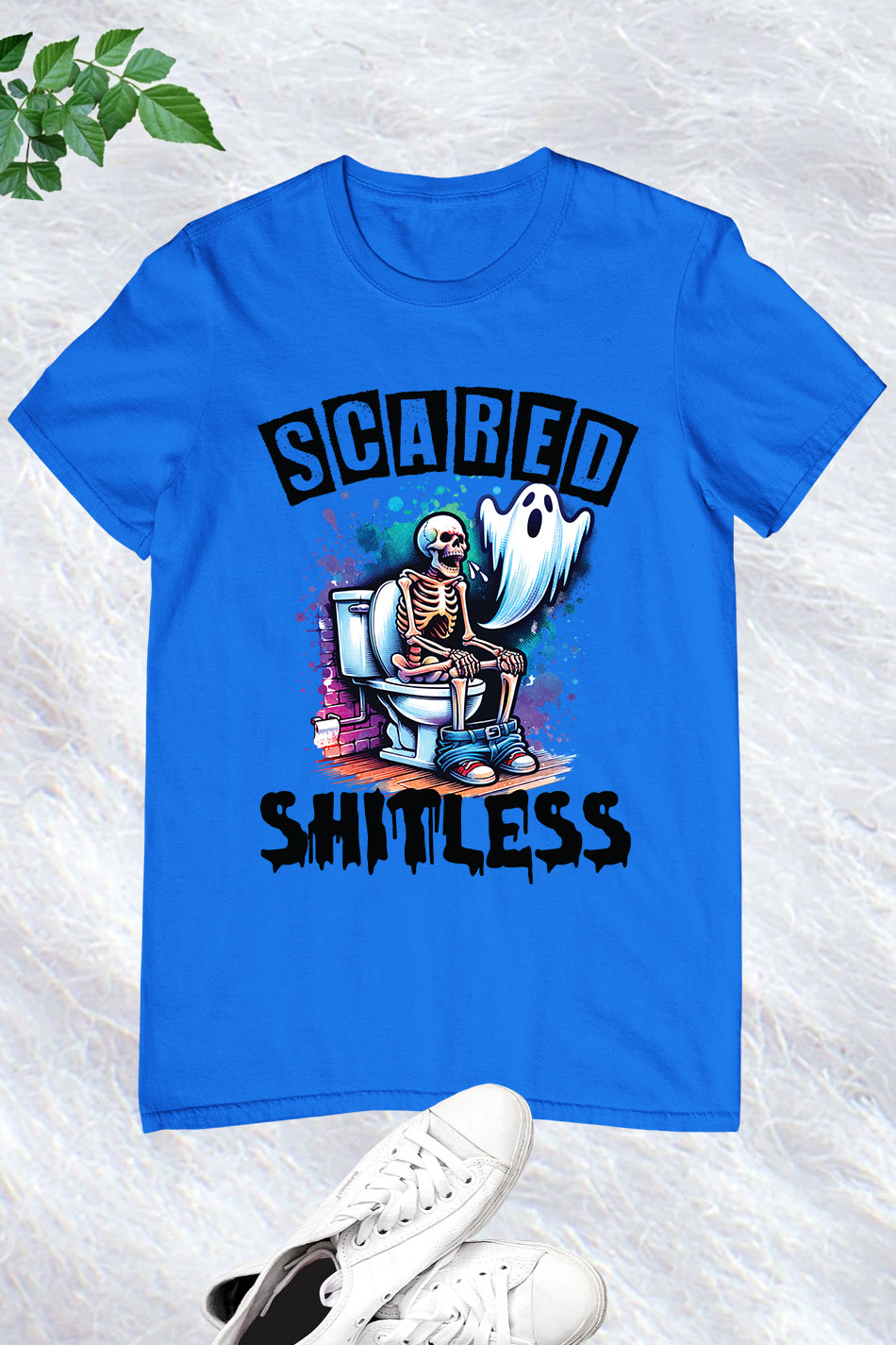 Scared Shitless Dad Halloween Shirt