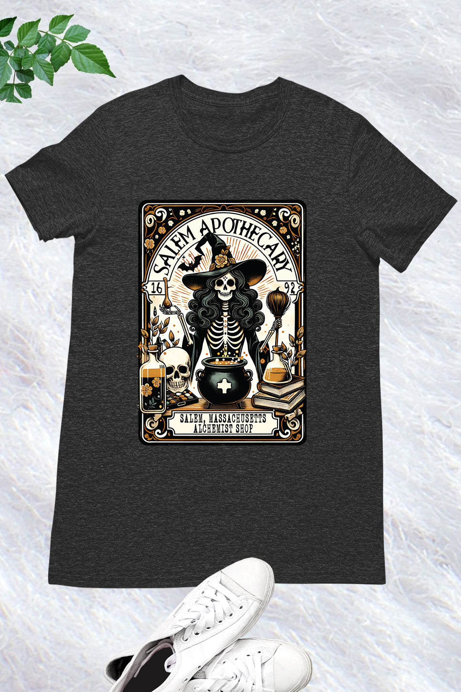 Salem Apothecary Witch Tarot Card Shirt