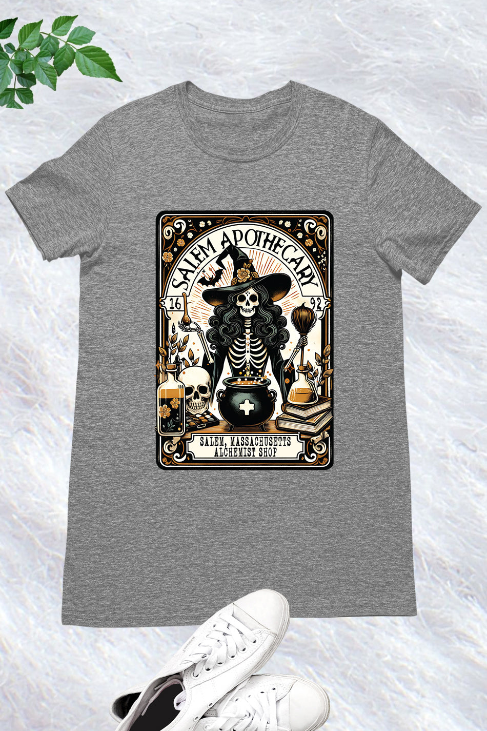 Salem Apothecary Witch Tarot Card Shirt