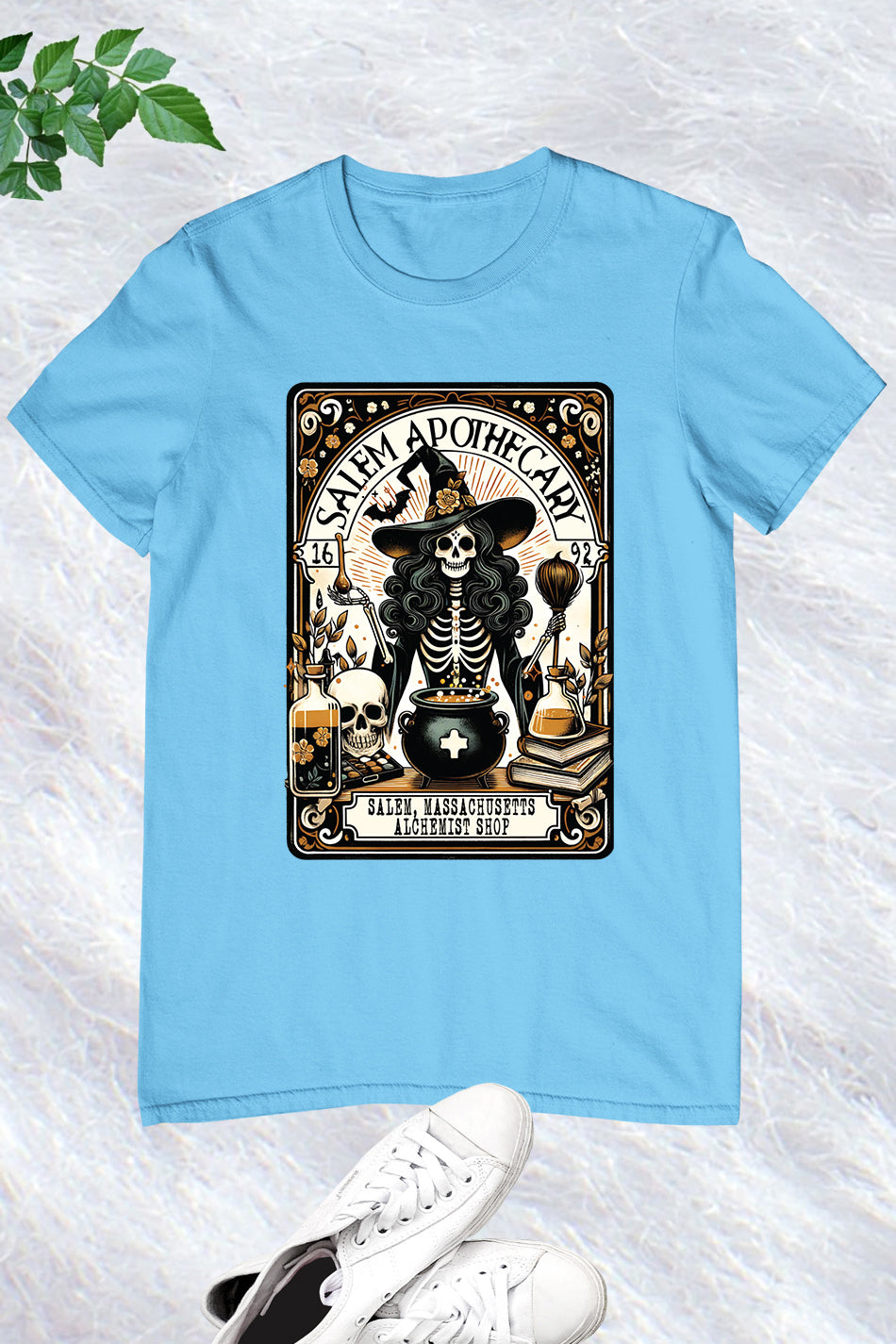 Salem Apothecary Witch Tarot Card Shirt