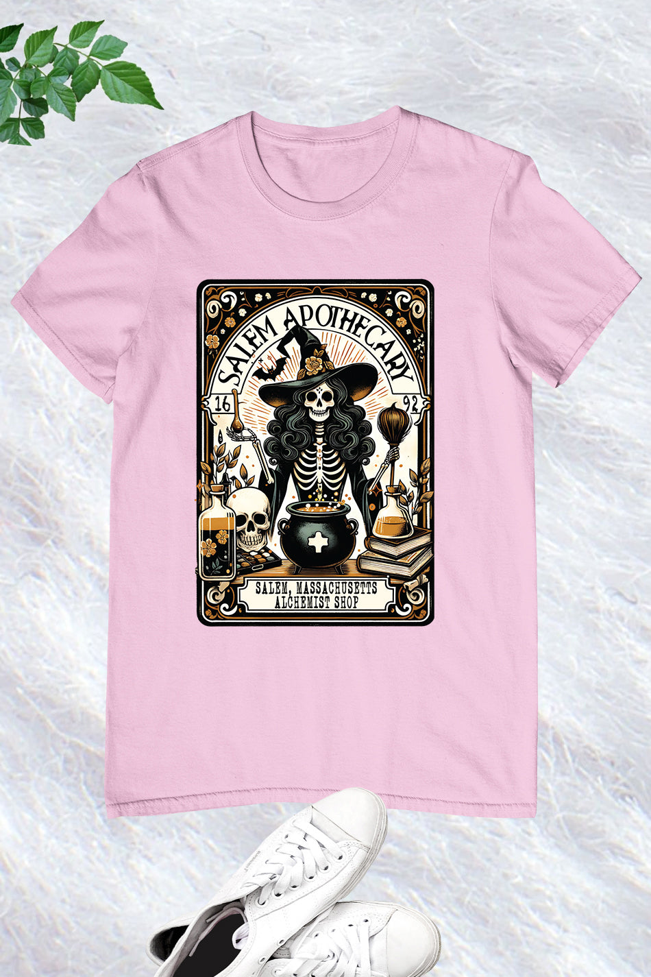 Salem Apothecary Witch Tarot Card Shirt