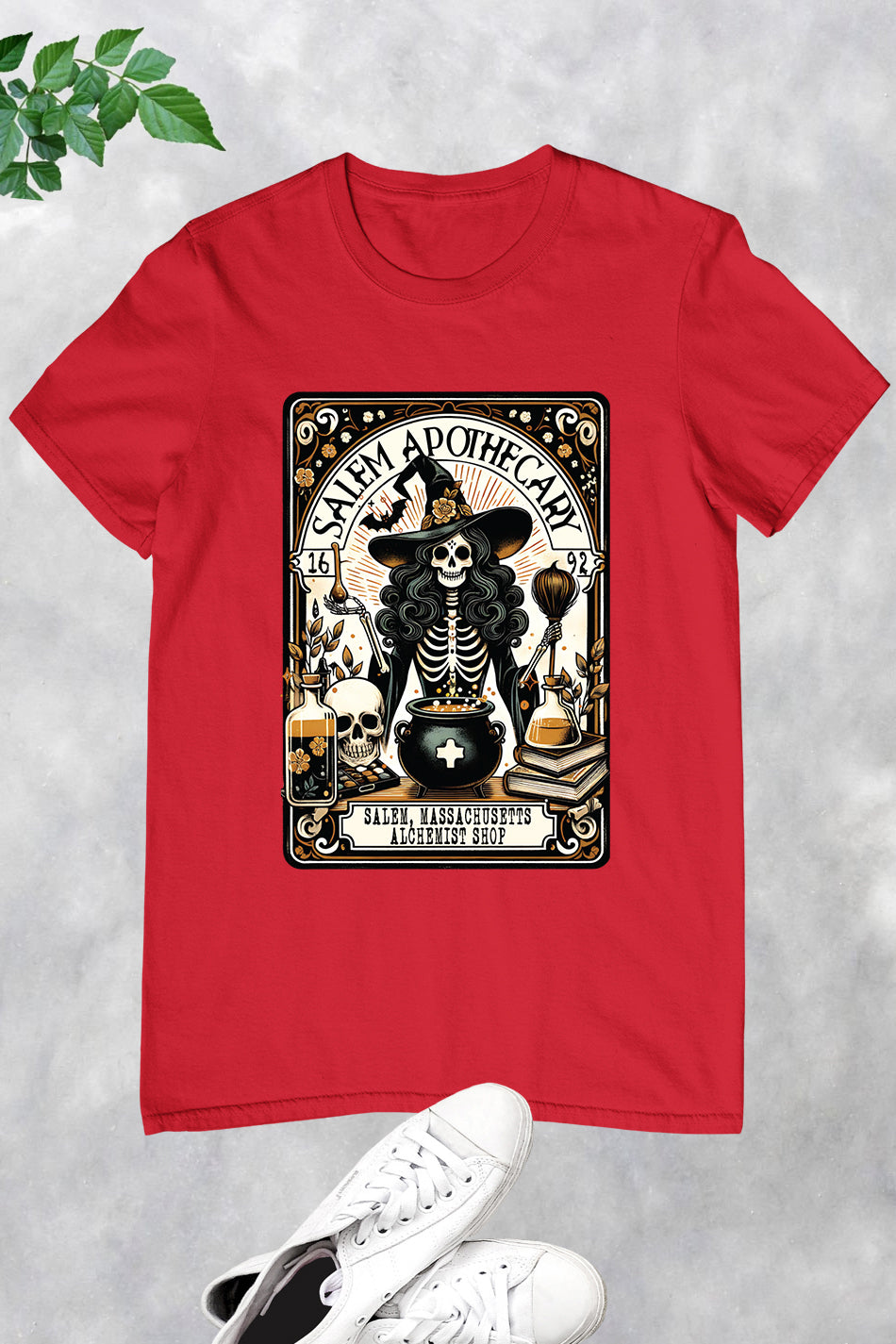 Salem Apothecary Witch Tarot Card Shirt