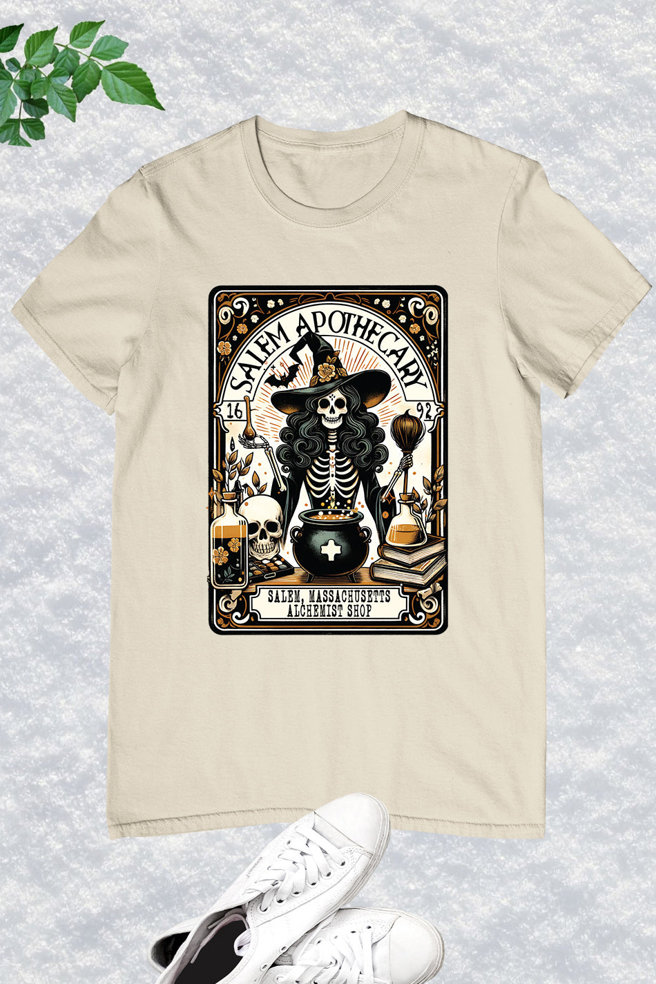 Salem Apothecary Witch Tarot Card Shirt