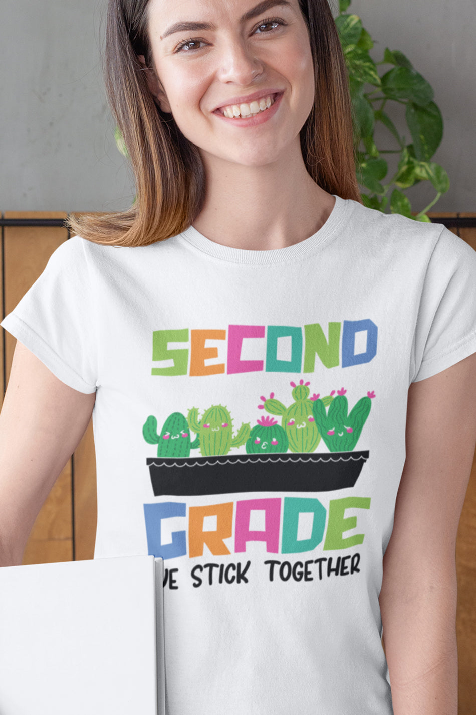 2nd Grade We Stick Together Teacher Shirt