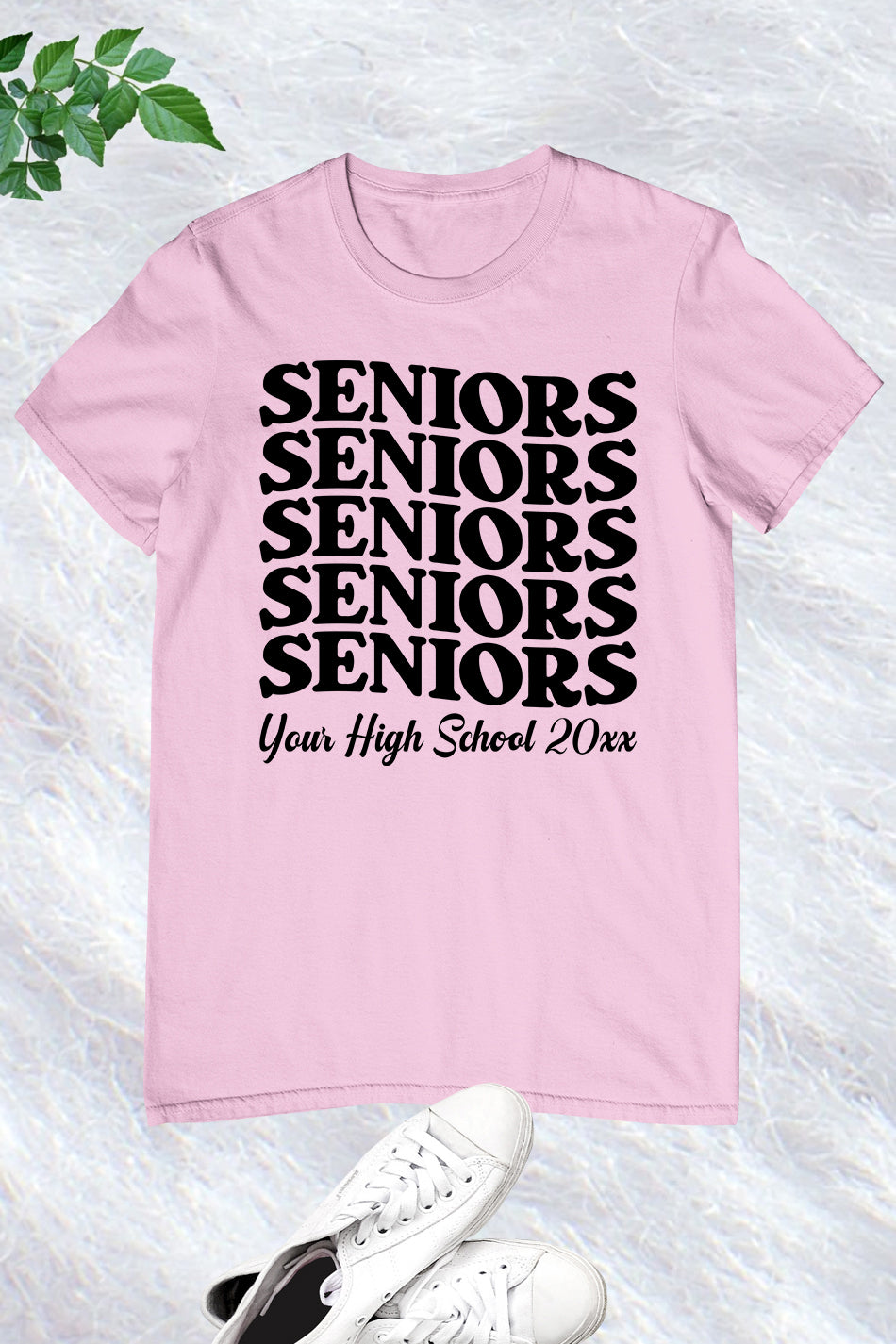 Custom Seniors Shirt With School Name and year