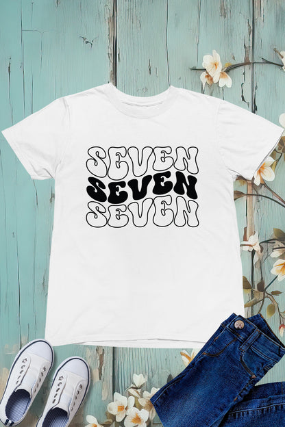 Seven Birthday Shirt