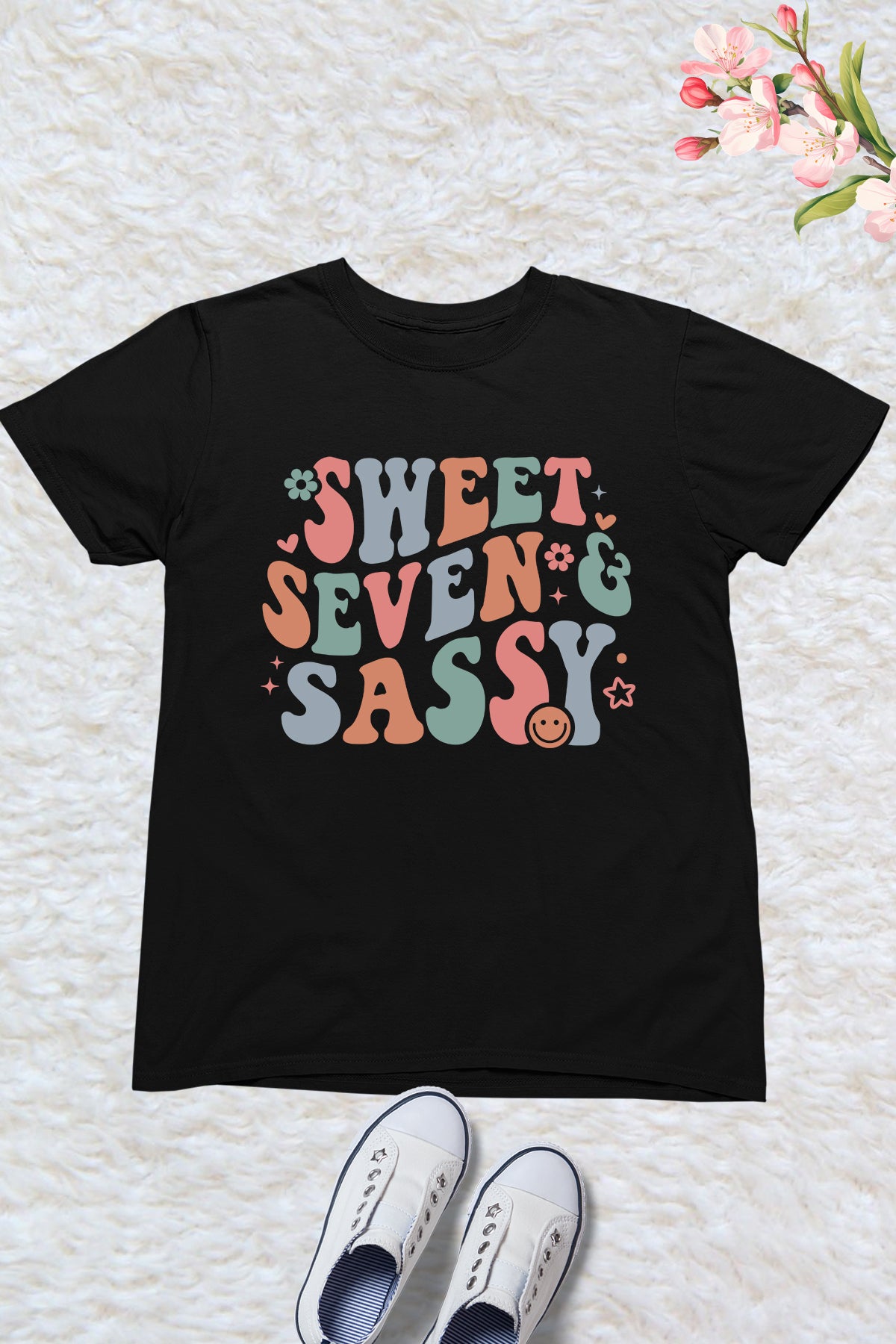 Sweet Seven and Sassy Birthday Shirt