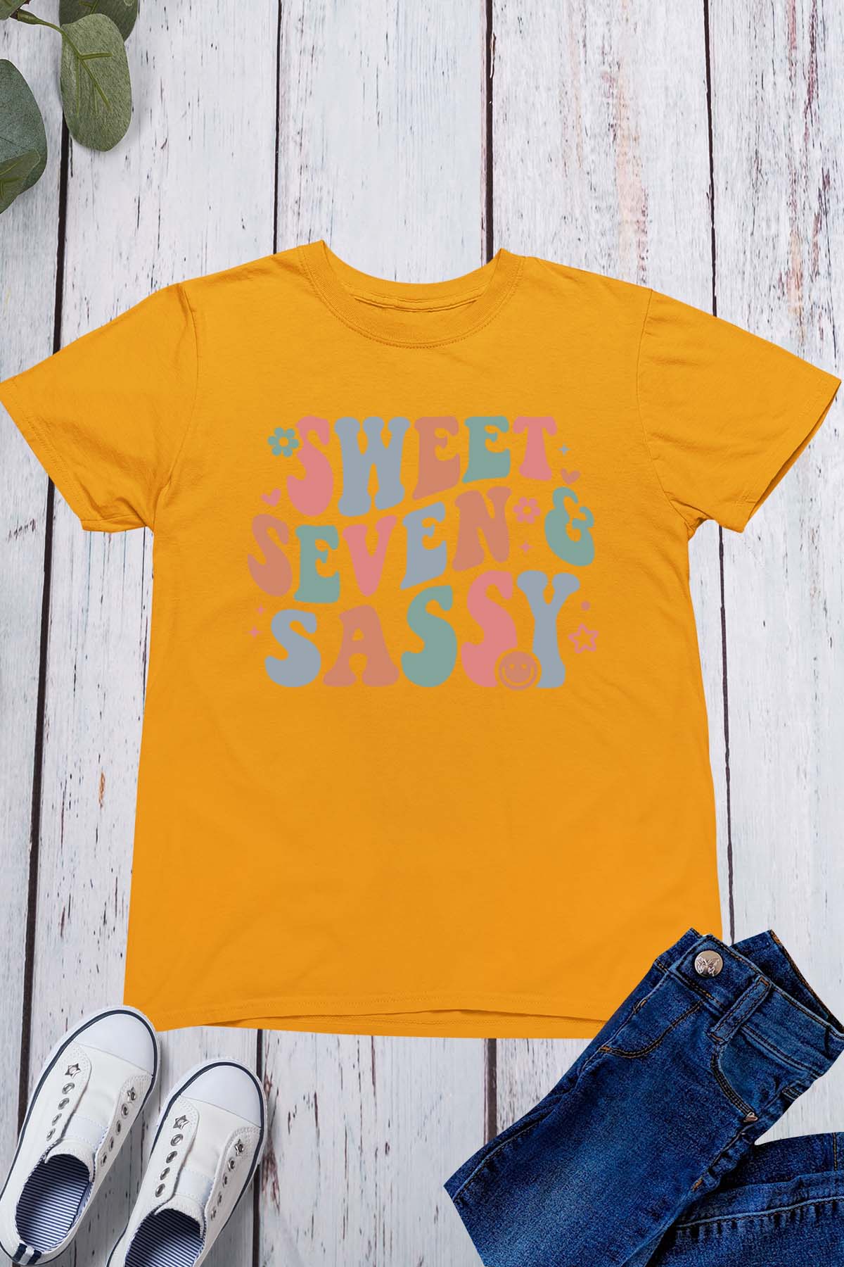 Sweet Seven and Sassy Birthday Shirt