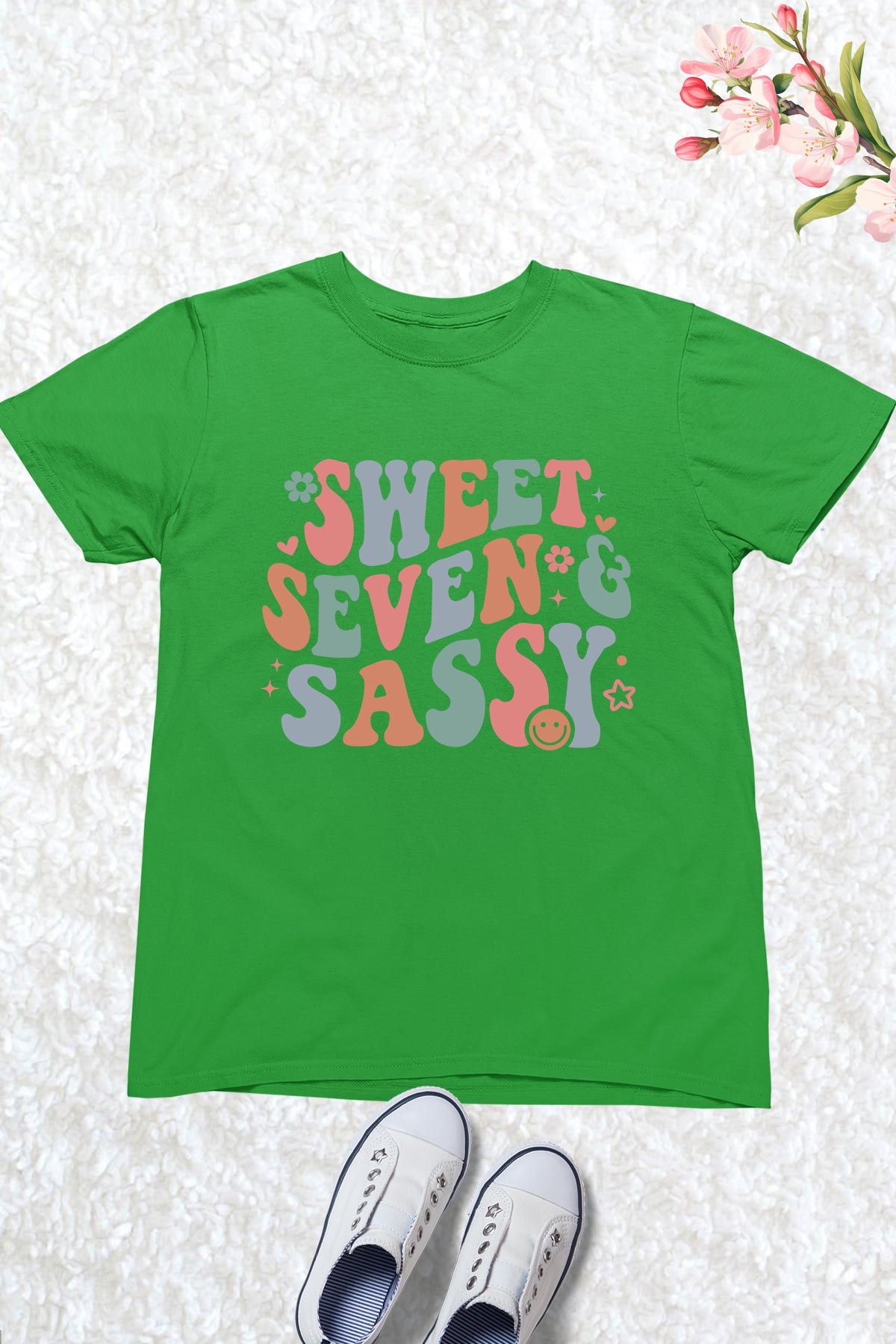 Sweet Seven and Sassy Birthday Shirt