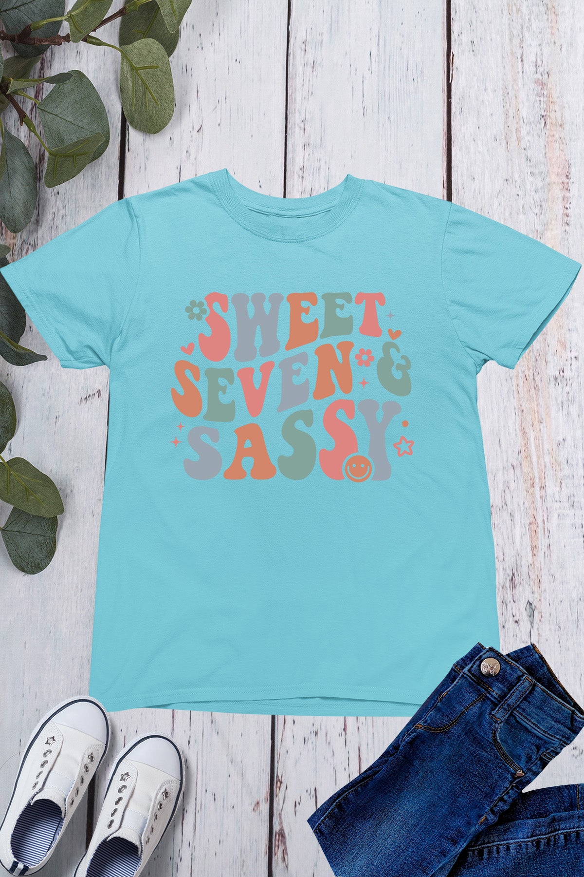 Sweet Seven and Sassy Birthday Shirt