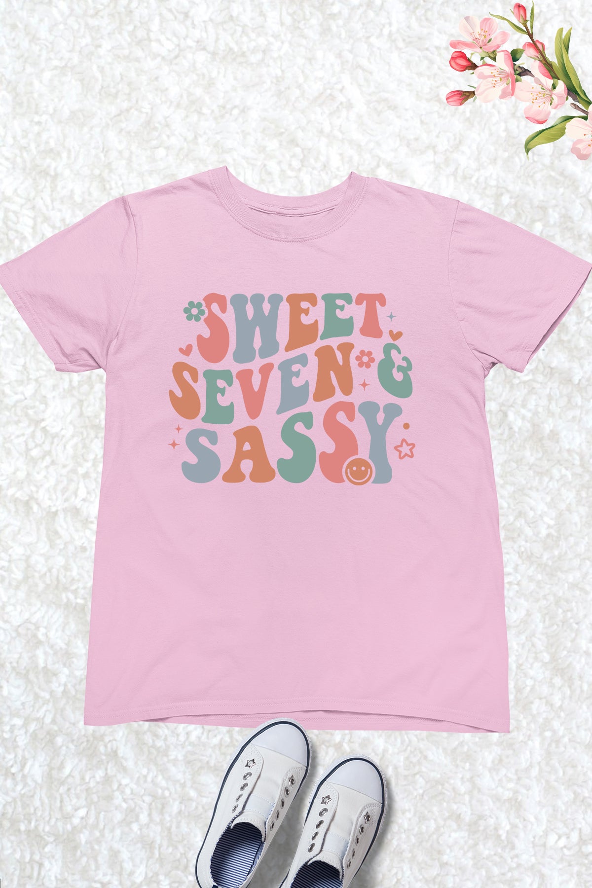 Sweet Seven and Sassy Birthday Shirt