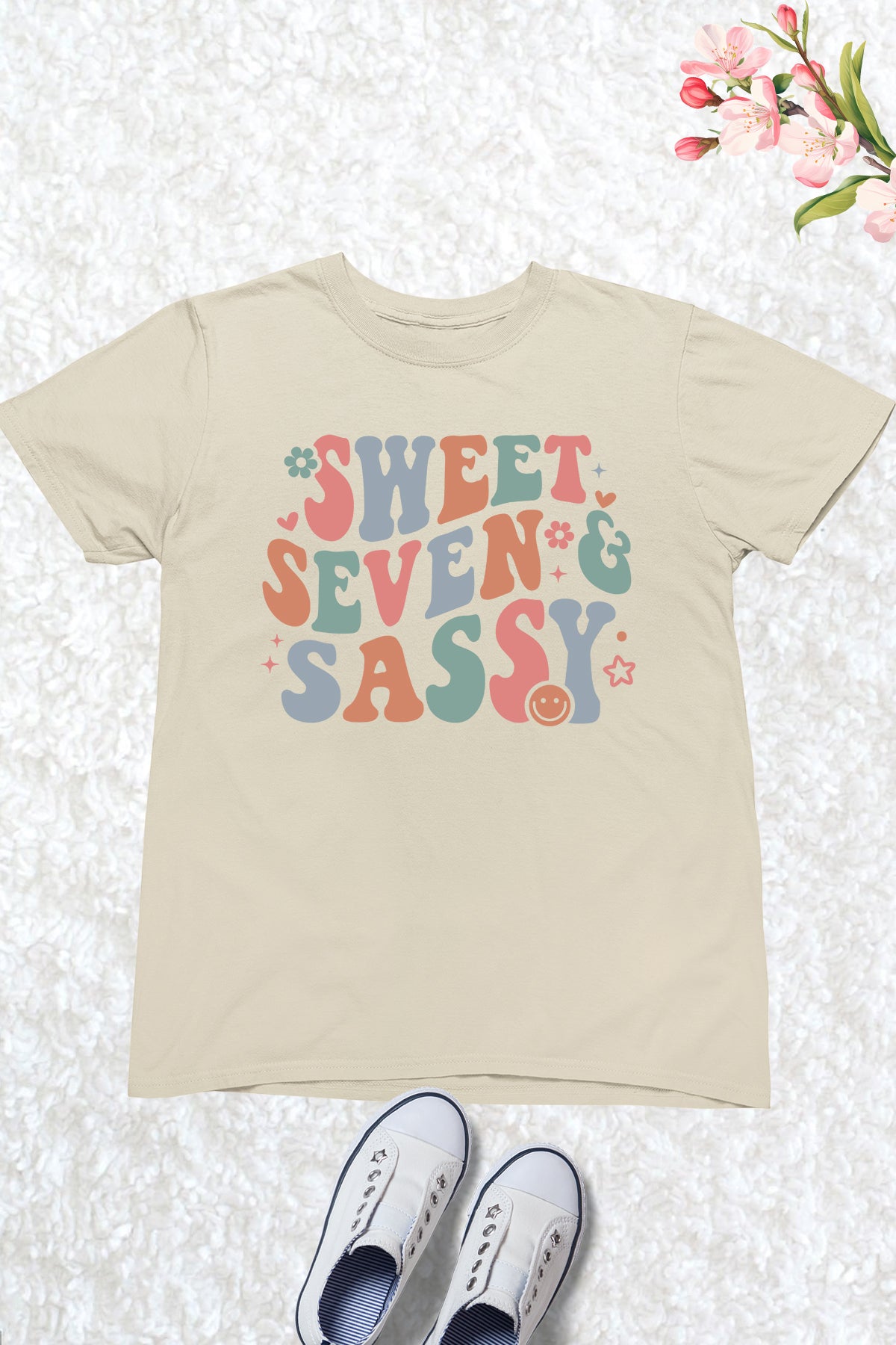 Sweet Seven and Sassy Birthday Shirt