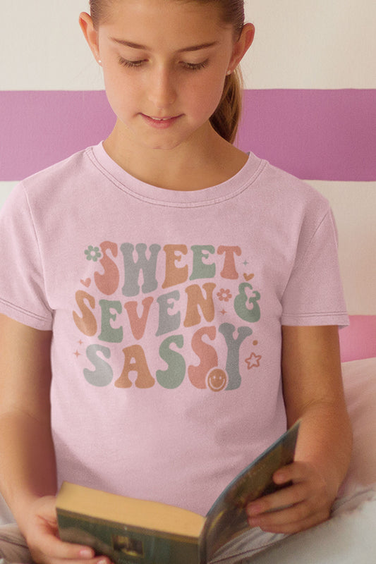 Sweet Seven and Sassy Birthday Shirt