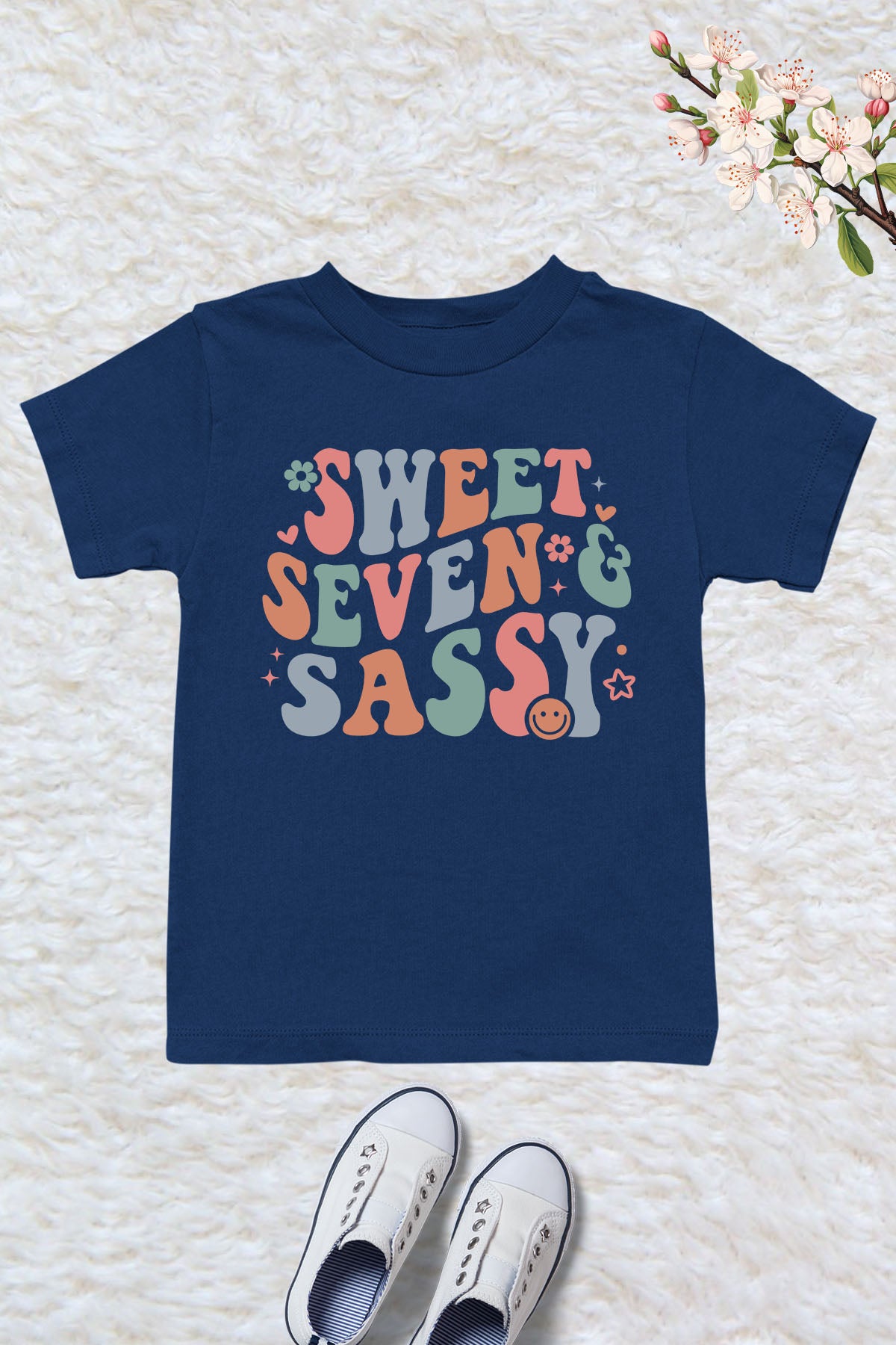 Sweet Seven and Sassy Birthday Shirt