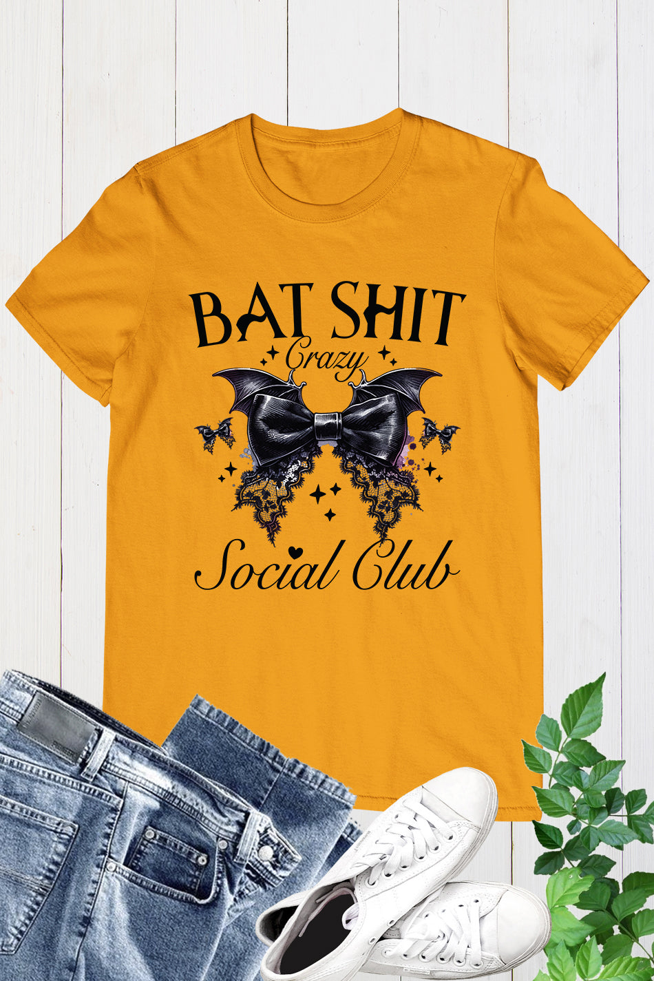 Bat Shit Crazy Social Club Halloween Shirt