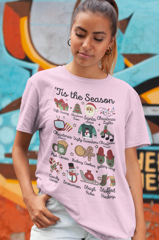 Tis The Season Retro Christmas Shirt