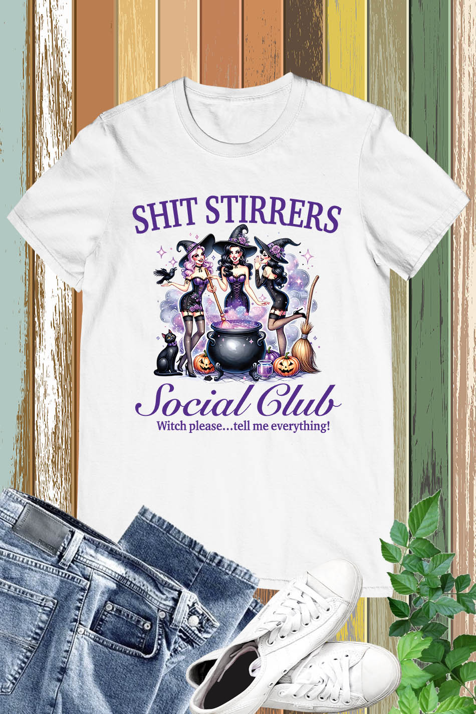 Halloween Witch Social Club Shirt