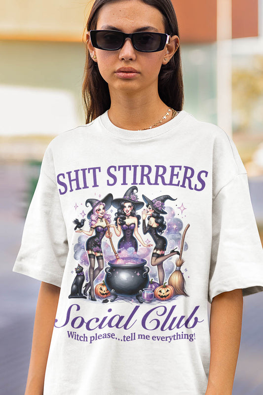 Halloween Witch Social Club Shirt