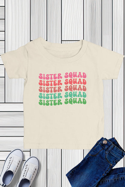 Sister Squad Kids T Shirt