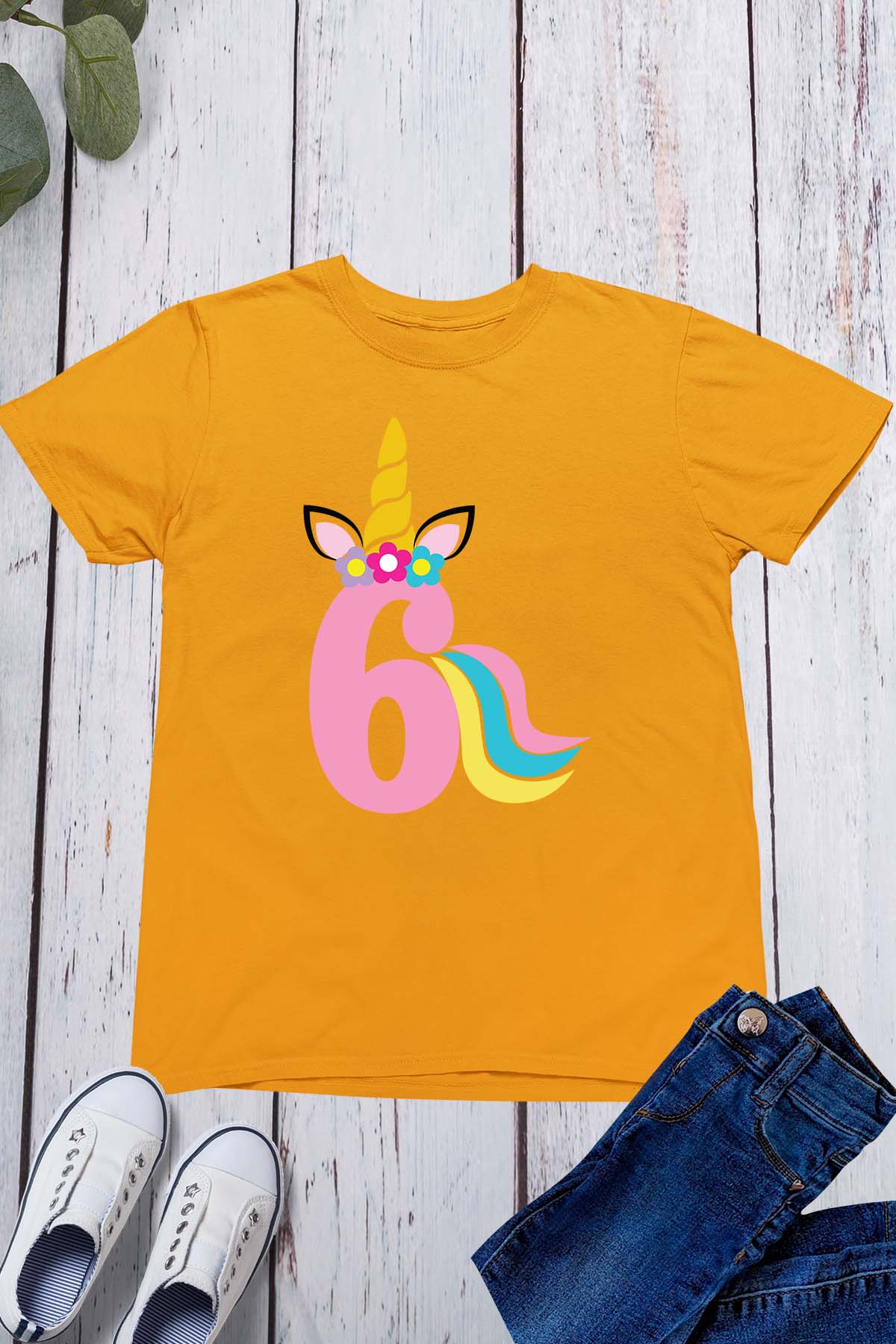 Unicorn 6th Birthday Shirts