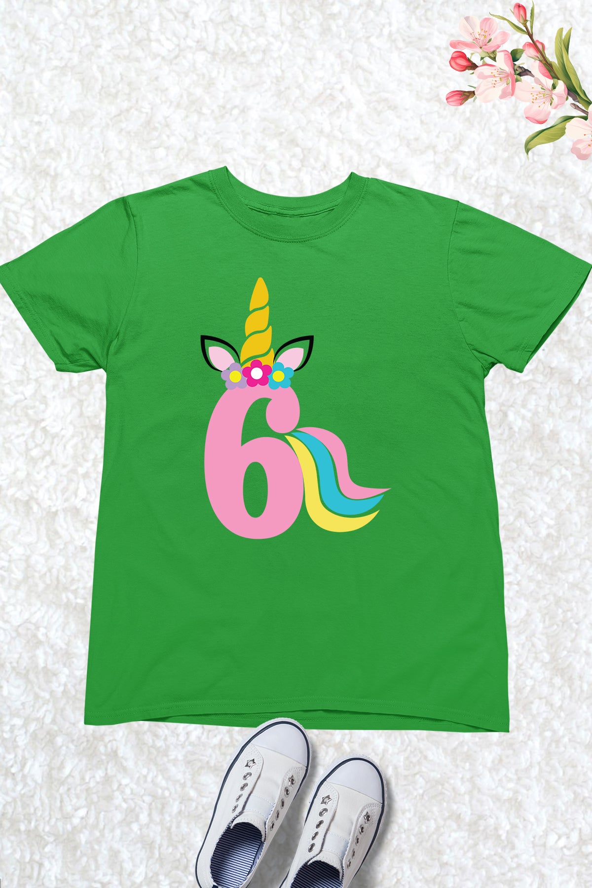 Unicorn 6th Birthday Shirts