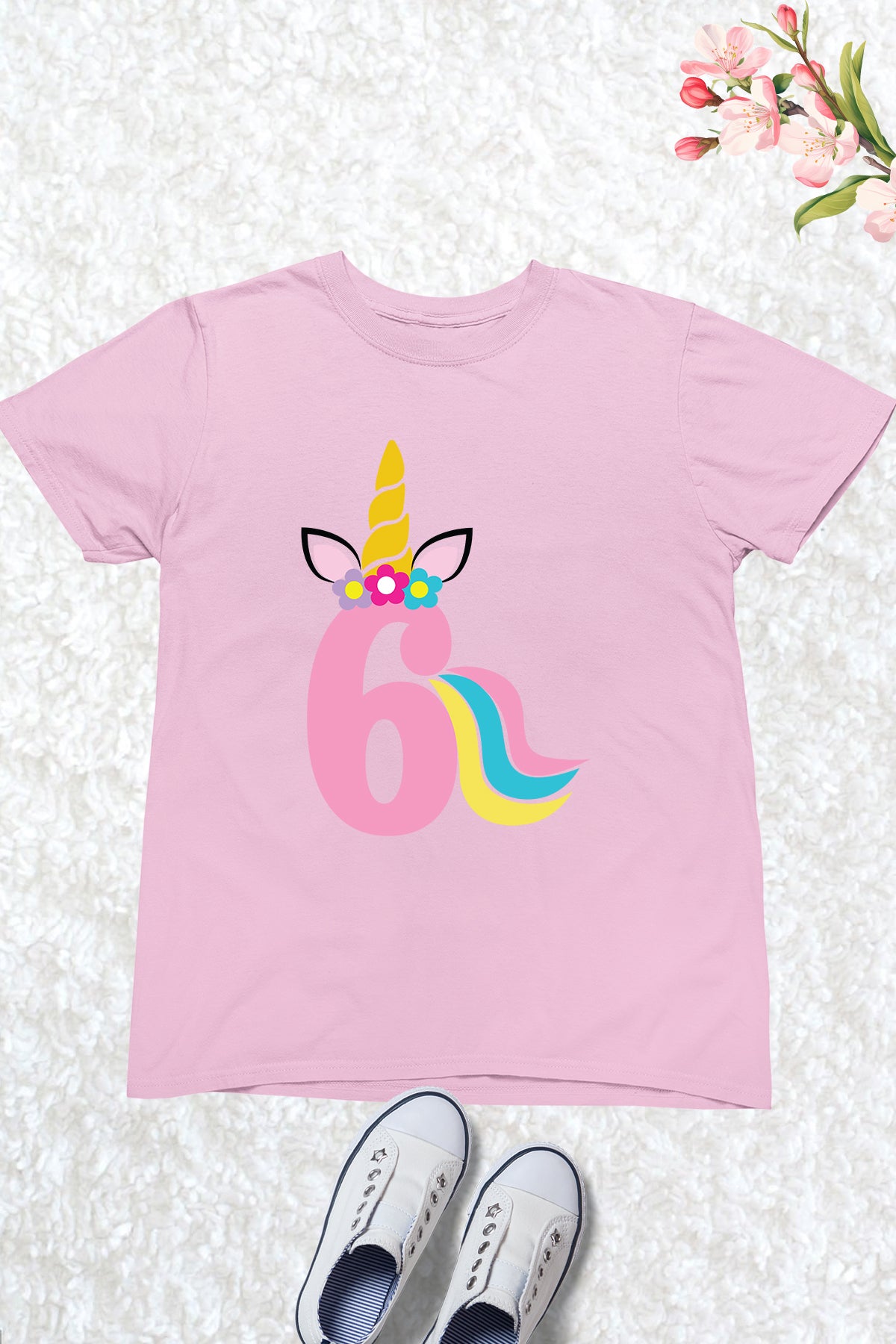 Unicorn 6th Birthday Shirts