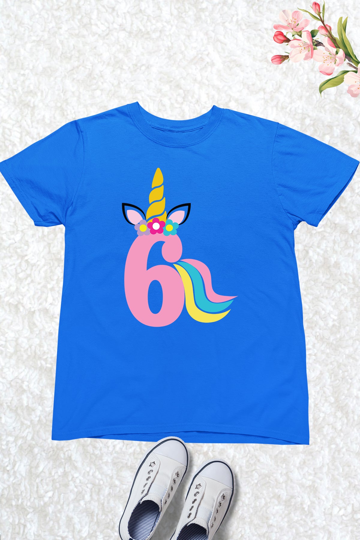 Unicorn 6th Birthday Shirts