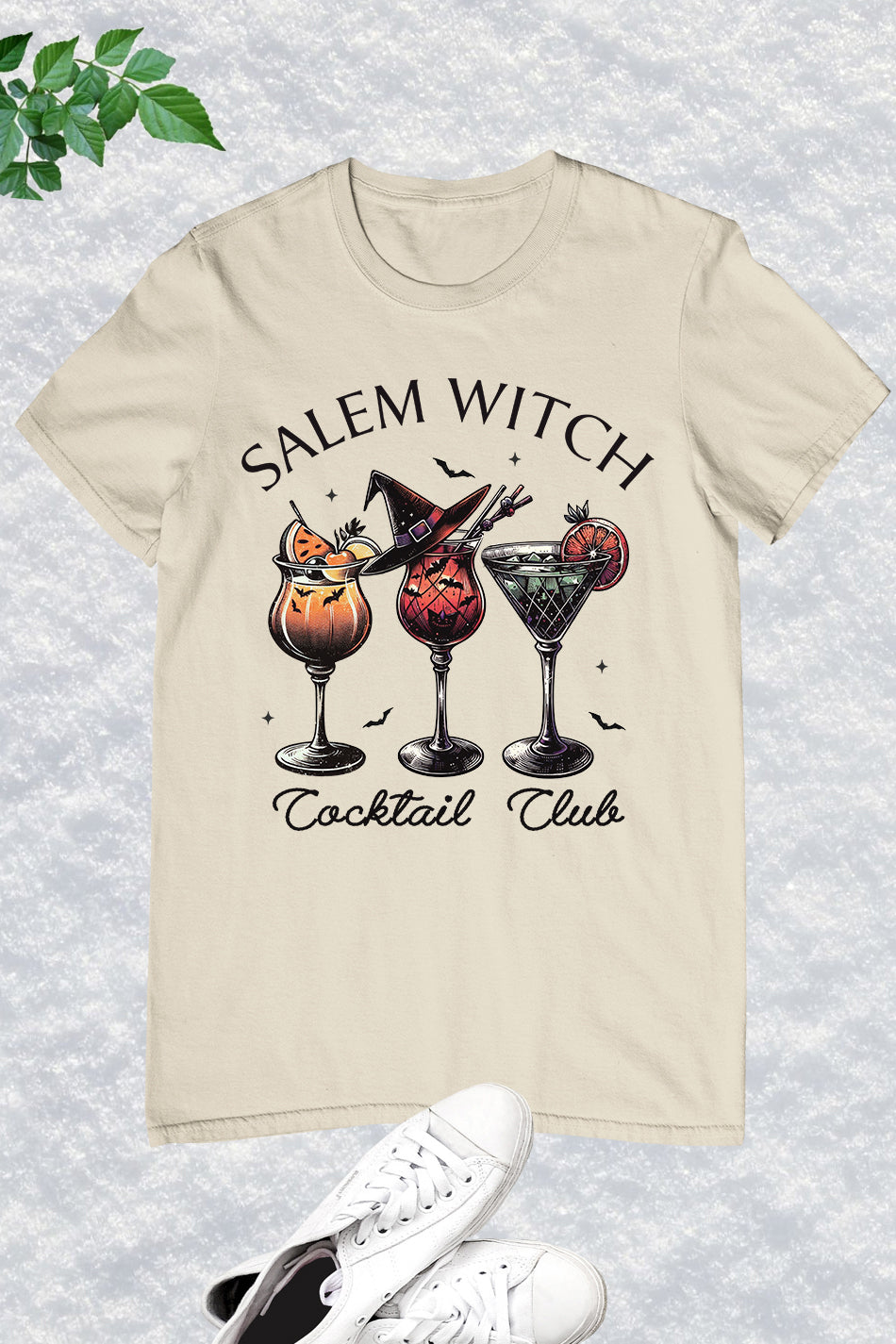 Salem Witch Cocktail Club Halloween Shirt