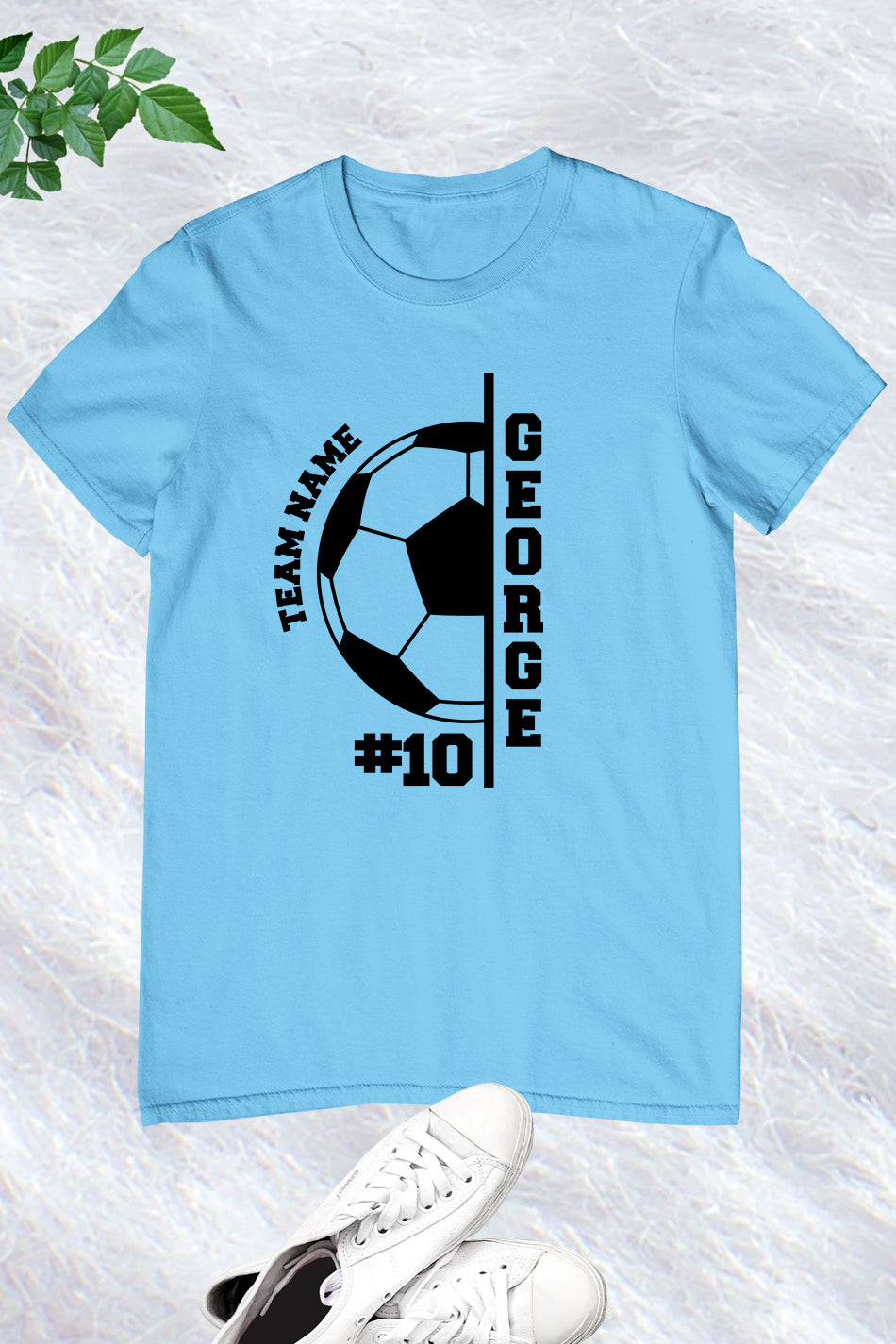 Custom Soccer T Shirt With Name and Number