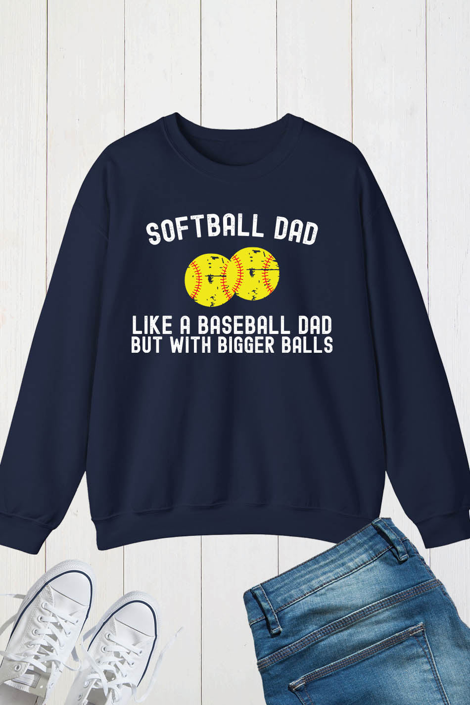 Softball Dad Sweatshirts