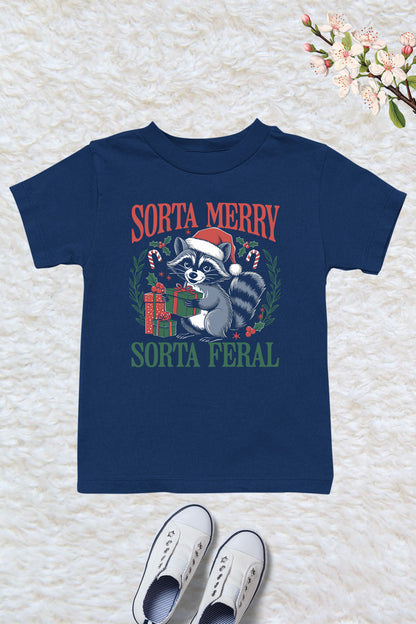 Sorta Merry Sorta Feral Kids T Shirt