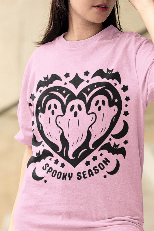 Ghost Heart Spooky Season Shirt