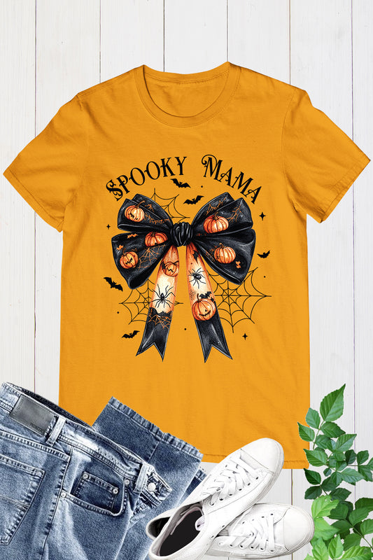 Spooky Mama Mini Coquette Halloween Shirt