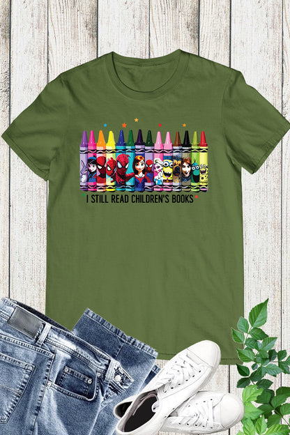 I Still Read Children's Book Shirt