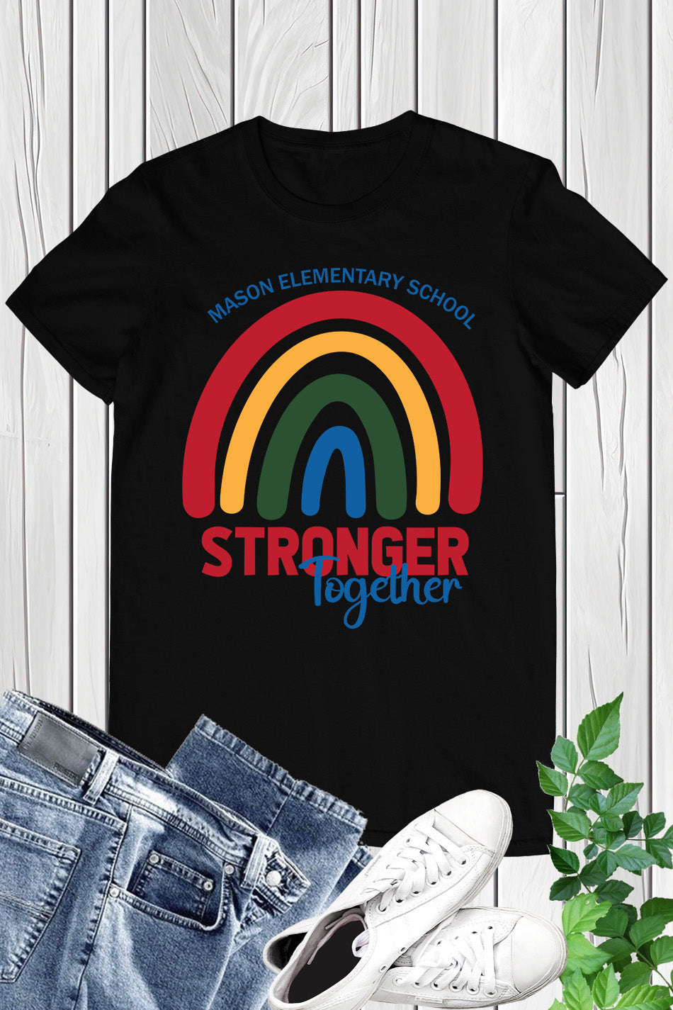 Stronger Together Personalized School Shirt