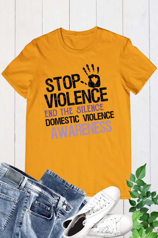 Stop the Violence Domestic Violence Shirt