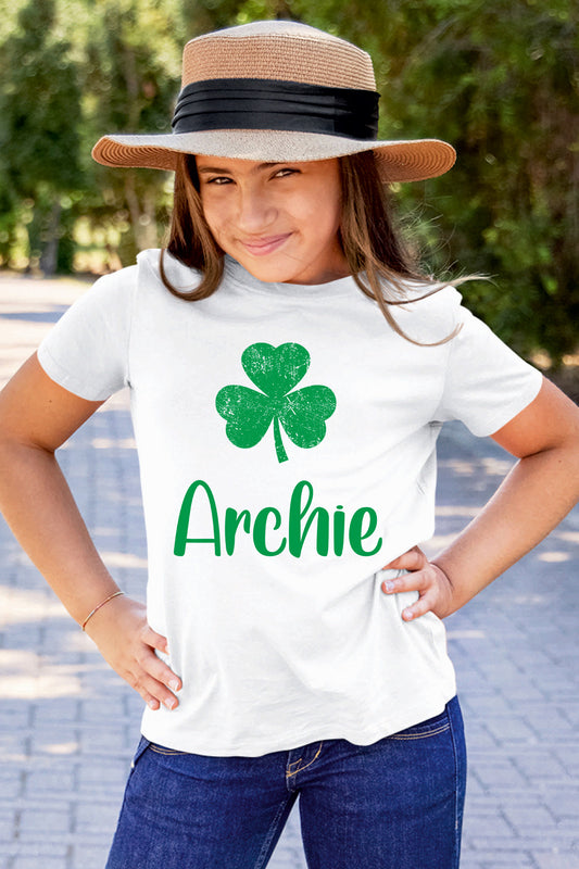 Kids Personalized St Patricks Day Shirt